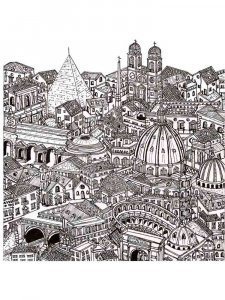 Rome coloring page 2 - Free printable