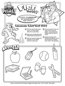 Fire Prevention coloring page 5 - Free printable