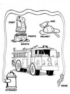 Fire Prevention coloring page 9 - Free printable