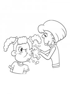 Hygiene coloring page 1 - Free printable