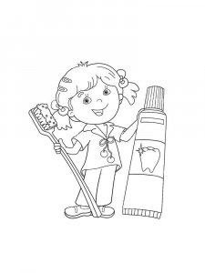 Hygiene coloring page 22 - Free printable