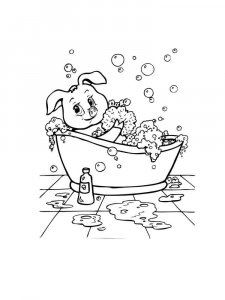 Hygiene coloring page 3 - Free printable