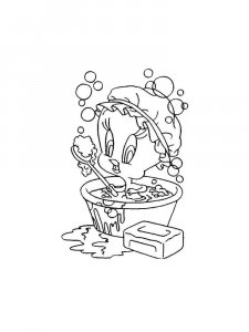 Hygiene coloring page 8 - Free printable