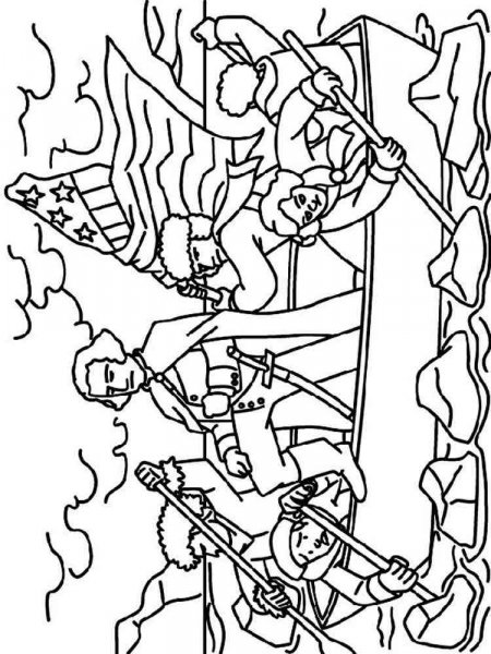 President George Washington coloring pages