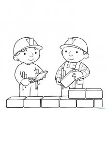 Builder coloring page 10 - Free printable