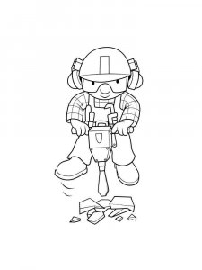 Builder coloring page 11 - Free printable