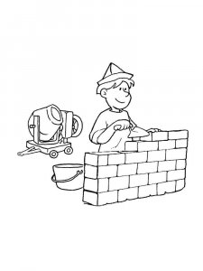 Builder coloring page 16 - Free printable