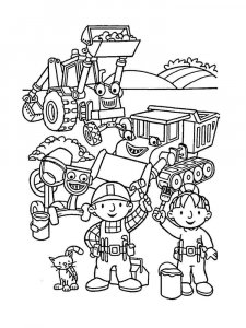 Builder coloring page 3 - Free printable