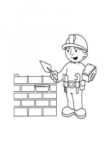 Builder coloring page 8 - Free printable