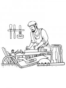 Carpenter Coloring Pages 15