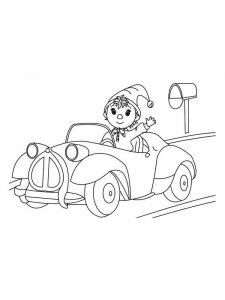 Driver coloring page 12