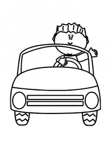 Driver coloring page 19