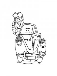 Driver coloring page 20