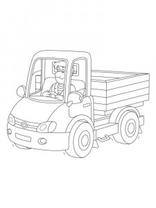 Driver coloring page 23