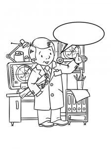 Engineer coloring page 10