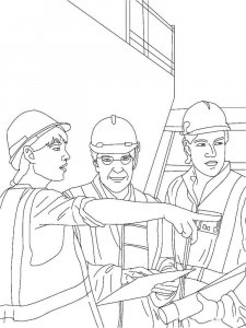 Engineer coloring page 7