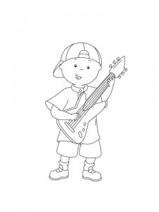 Guitar Player Coloring Pages 11