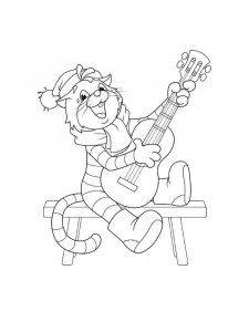 Guitar Player Coloring Pages 22