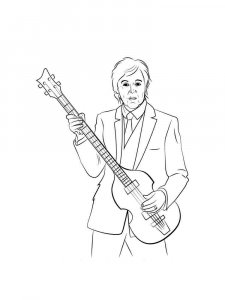 Guitar Player Coloring Pages 26