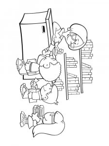 Librarian Coloring Pages 12