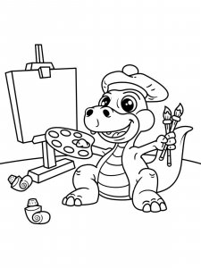 Painter coloring page 30