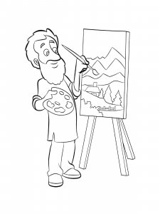 Coloring Pages Painter 8