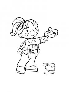 Painter coloring page 8