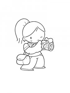 Photographer coloring page 18 - Free printable