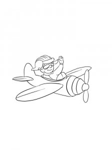 Pilot Coloring Pages 11