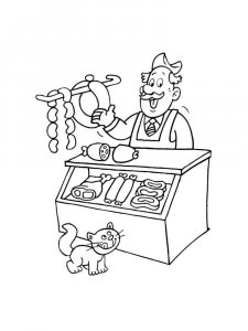 Seller coloring page 1