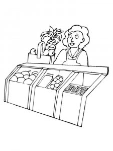Seller coloring page 12