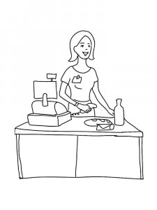 Seller coloring page 13