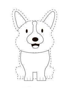 Tracing coloring page 17 - Free printable