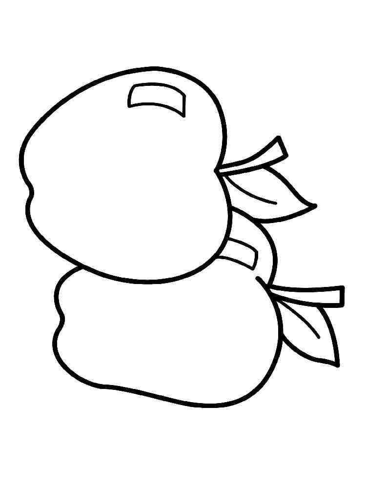 Apple coloring pages. Download and print Apple coloring pages.