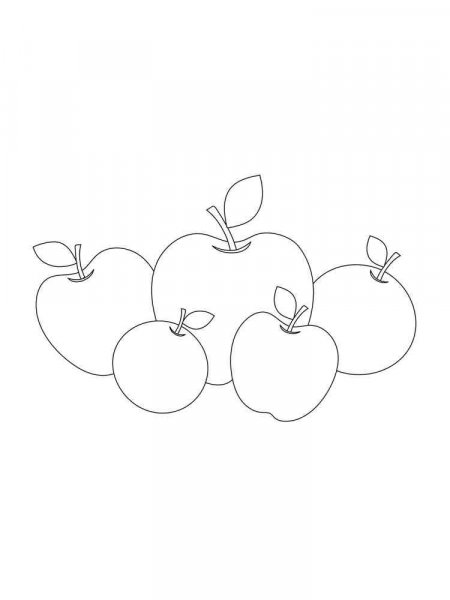 Apple coloring pages