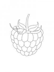 Raspberries coloring page 22 - Free printable