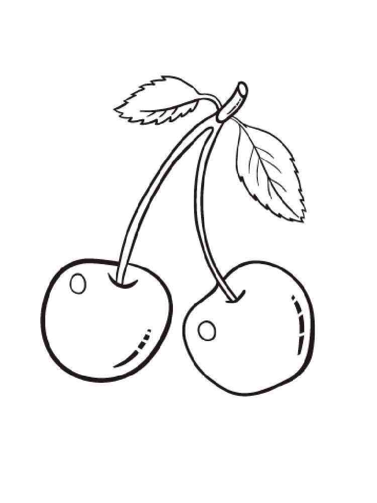 Download Cherry coloring pages. Download and print Cherry coloring ...