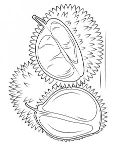Durian coloring page 5 - Free printable