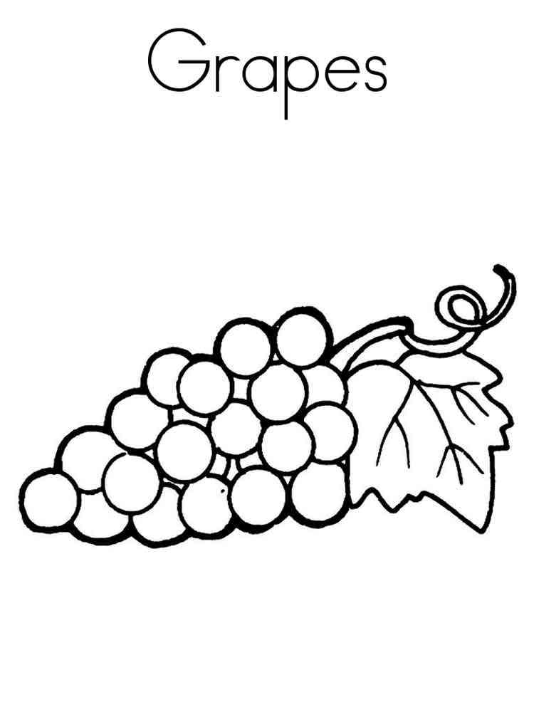 Download Grape coloring pages. Download and print Grape coloring pages.