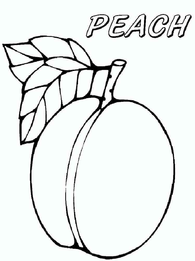 Peach coloring pages. Download and print Peach coloring pages.