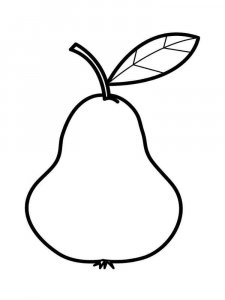 Pear coloring page 22 - Free printable