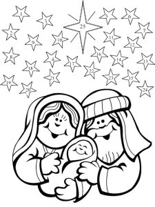 Advent coloring page 10 - Free printable