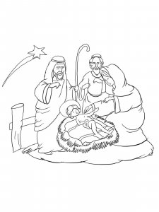 Advent coloring page 15 - Free printable