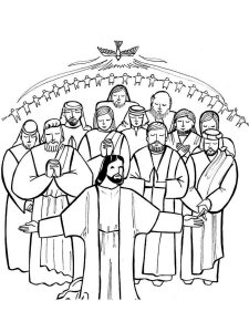 All Saints Day coloring page 11 - Free printable
