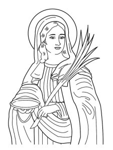 All Saints Day coloring page 16 - Free printable
