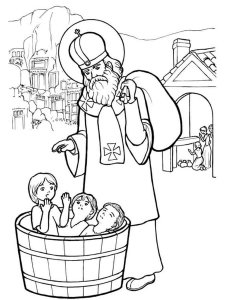 All Saints Day coloring page 17 - Free printable