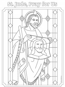 All Saints Day coloring page 19 - Free printable