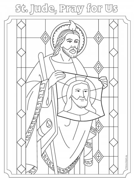 All Saints’ Day coloring page - Free printable