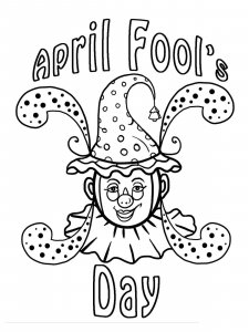 April Fools Day coloring page 10 - Free printable