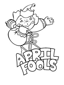 April Fools Day coloring page 11 - Free printable